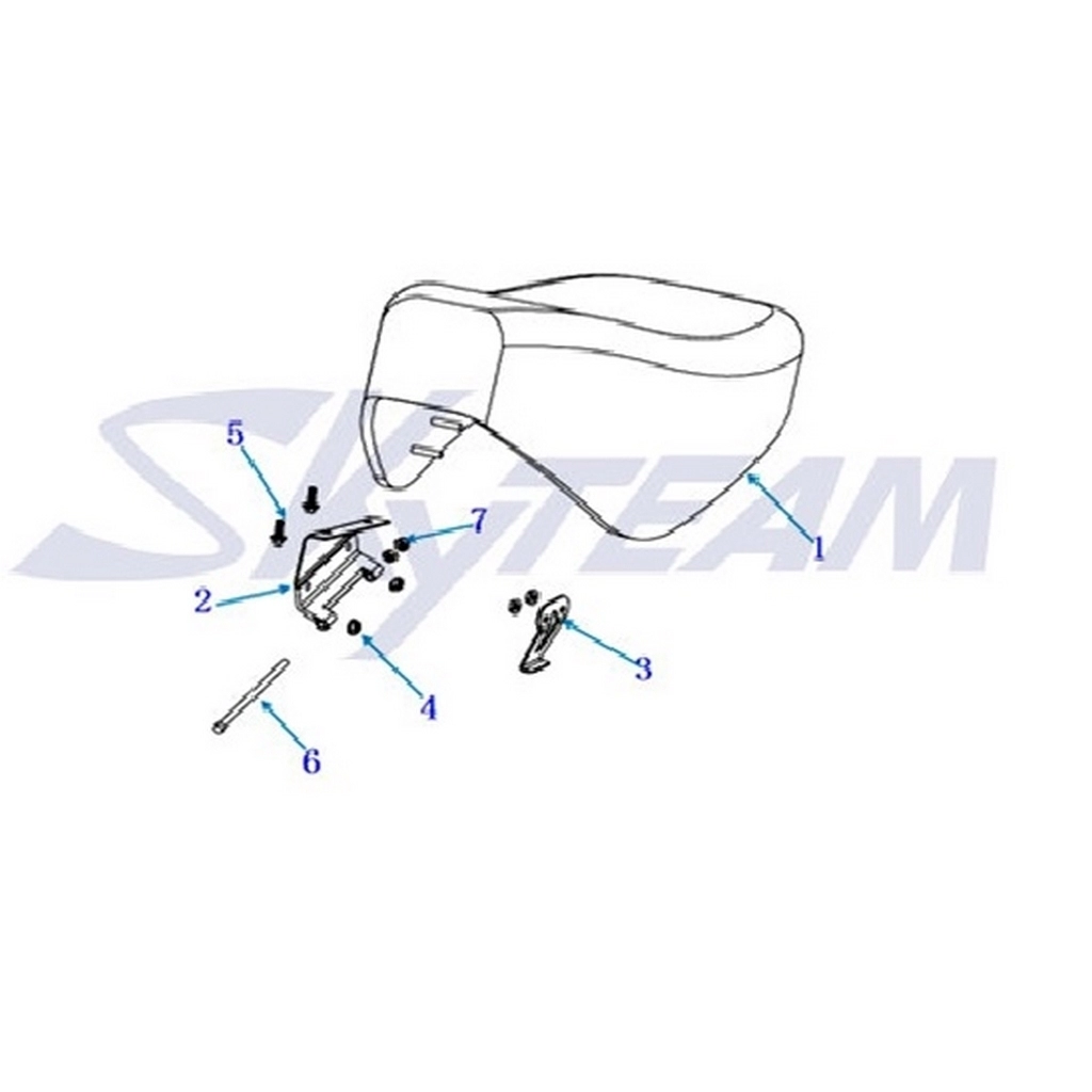 SKYTEAM BUBBLY SELE KOMPLE #ST125BB F2801